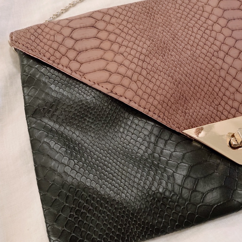 Snakeskin crossbody purse